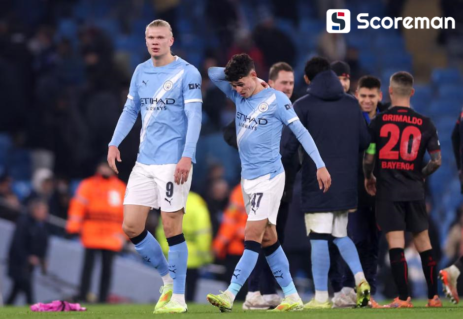 맨시티, 레버쿠젠에 0-2 완패…UCL 조별리그 홈경기 23연속 무패 마감